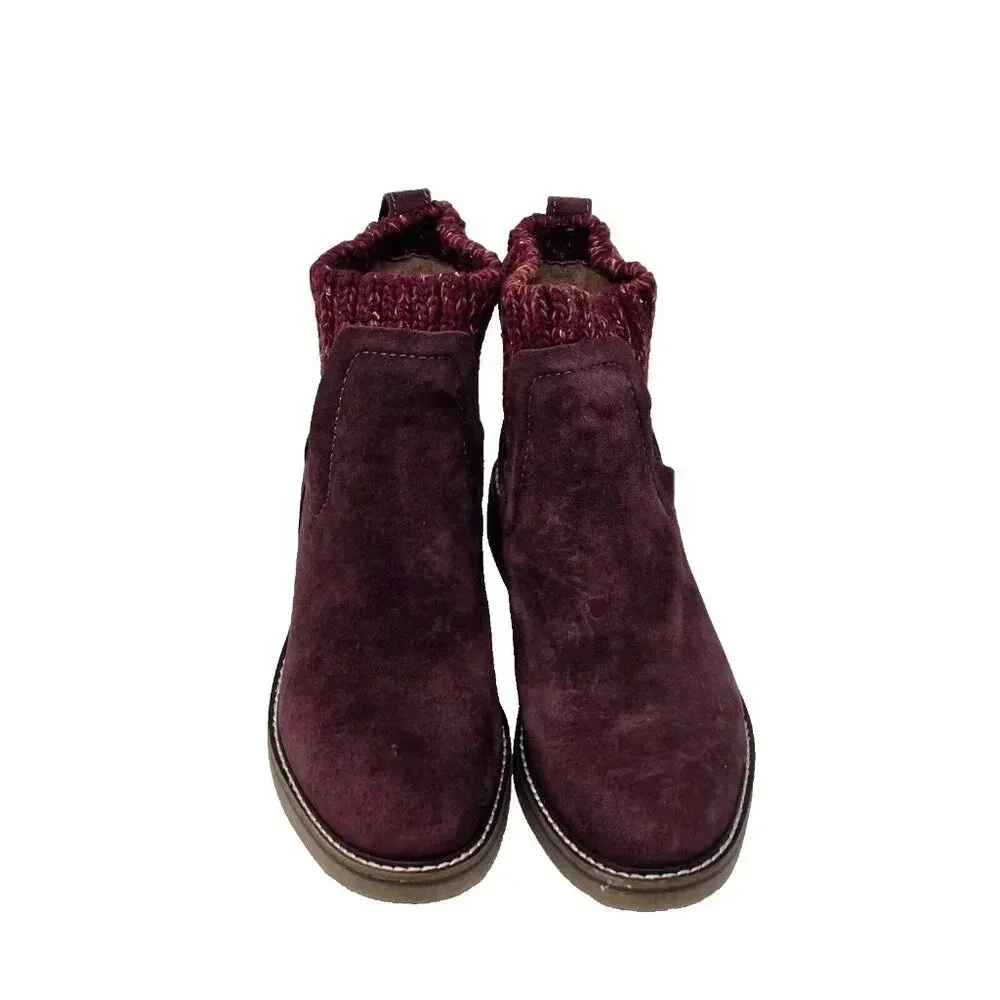Comfortiva Rawnie mosto red Oiled Cow Suedewomen's size 8 W
